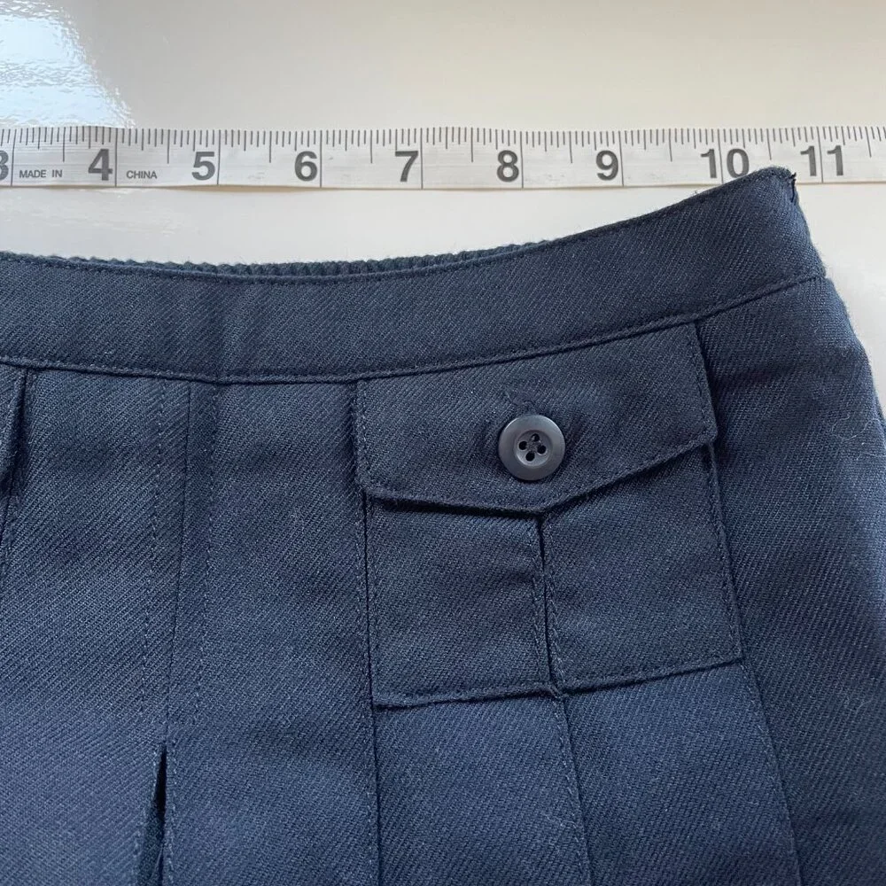 The Children’s Place Girls Skirt Skort Uniform Blue Pleated Size 5